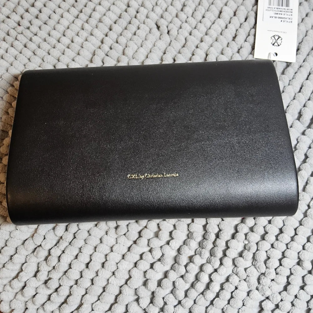 CXL By Christian Lacroix Black Clutch With Detachable Chain Bag NWT ($78)